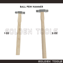 Load image into Gallery viewer, Ball Pein Hammer 1 Oz / 2 Oz Double Sided Domed Head Jewellery Making Handicraft DIY Art Watchmakers

