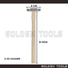 Load image into Gallery viewer, Ball Pein Hammer 1 Oz / 2 Oz Double Sided Domed Head Jewellery Making Handicraft DIY Art Watchmakers
