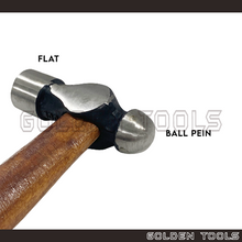 Load image into Gallery viewer, Ball Pein Hammer 4 Oz / 8 Oz Double Sided Domed Head Jewellery Making Handicraft DIY Art Watchmakers
