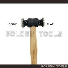 Load image into Gallery viewer, 55mm Chasing Hammer Dome &amp; Flat Head Handicraft Art DIY Jewellery Making Tools
