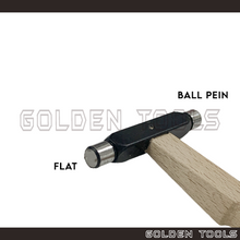 Load image into Gallery viewer, 70mm Flat Head Ball Pein Head Planishing Hammer Handicraft Art DIY Jewellery Making Tools
