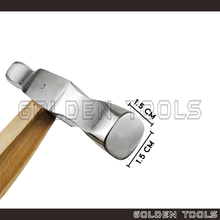 Load image into Gallery viewer, 10" Jeweller Hammer Two Hex Planishing Tool Raising Hammer Sheet Metal Forming Tool Handicraft Art DIY Jewellery Making
