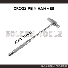 Load image into Gallery viewer, Steel Hammer Cross Pein Steel Head Handicraft Art DIY Jewellery Making Watch Tools
