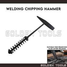 Load image into Gallery viewer, Chipping Hammer with Spring Handle for Metal Work
