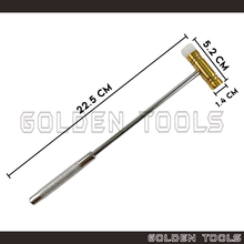 Load image into Gallery viewer, Steel Hammer Brass Head Nylon Head Handicraft Art DIY Jewellery Making Tools
