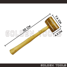 Load image into Gallery viewer, Rawhide Head Mallet Leather Craft Hammer Woodworking DIY Hand Tools
