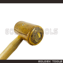 Load image into Gallery viewer, Rawhide Head Mallet Leather Craft Hammer Woodworking DIY Hand Tools
