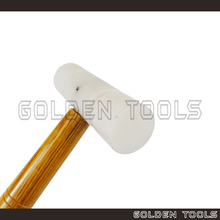 Load image into Gallery viewer, Nylon Hammer Wood Handle Nylon Mallet Hand Tools Casting Shape Making DIY Hammering Tools

