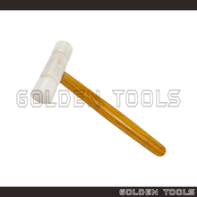 Load image into Gallery viewer, Nylon Hammer Wood Handle Nylon Mallet Hand Tools Casting Shape Making DIY Hammering Tools

