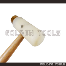Load image into Gallery viewer, Dual Mallet Hammer Nylon Raw Hide Craft Hammer Shape Making Hammering Woodworking DIY Hand Tools
