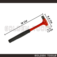 Load image into Gallery viewer, Steel Head Nylon Head Hammer Rubber Grip Handicraft Art DIY Jewellery Metal Watch Making Forming Tools
