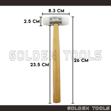 Load image into Gallery viewer, Nylon Hammer With Wood Handle Nylon Mallet Hand Tools Casting Shape Making DIY Hammering Tools

