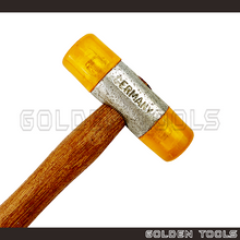 Load image into Gallery viewer, 27mm Plastic Hammers With Wood Handle Plastic Mallet Hand Tools Casting Tools Jewellery Casting Tools Hammering Tools
