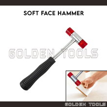 Load image into Gallery viewer, 25mm Soft Face Hammer With Steel Handle Hand Tools Casting Tools Jewellery DIY Hammering Metal Tiles Shaping Tools
