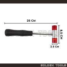 Load image into Gallery viewer, 25mm Soft Face Hammer With Steel Handle Hand Tools Casting Tools Jewellery DIY Hammering Metal Tiles Shaping Tools
