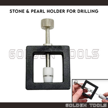 Load image into Gallery viewer, Stone Pearl Holder Bead Pearl Drilling Vice Hole Manik Gelang Metal Making DIY Handicraft Art Cincin Batu
