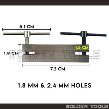 Load image into Gallery viewer, Hole Maker Metal Hole Punch Pendant Charm Making Sheet Metal Cutter Art Crafting DIY Tools
