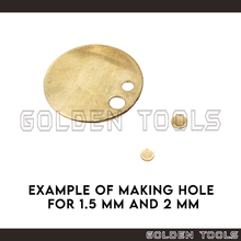 Load image into Gallery viewer, Hole Maker Metal Hole Punch Pendant Charm Making Sheet Metal Cutter Art Crafting DIY Tools
