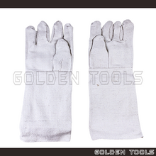 Load image into Gallery viewer, 17" Ceramic Fiber Asbestos Hand Gloves Heat Resistance Gold Melting Furnace Metal Melting Laboratory Casting Tools
