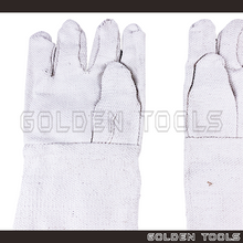 Load image into Gallery viewer, 17" Ceramic Fiber Asbestos Hand Gloves Heat Resistance Gold Melting Furnace Metal Melting Laboratory Casting Tools
