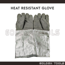 Load image into Gallery viewer, 15.5" Heat / Flame Resistance Gloves For Industrial Use Metal Melting Handling Furnace Laboratory Casting Tools
