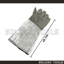 Load image into Gallery viewer, 15.5" Heat / Flame Resistance Gloves For Industrial Use Metal Melting Handling Furnace Laboratory Casting Tools
