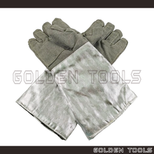 Load image into Gallery viewer, 15.5" Heat / Flame Resistance Gloves For Industrial Use Metal Melting Handling Furnace Laboratory Casting Tools
