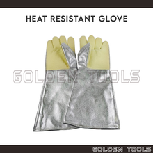 Load image into Gallery viewer, 15.5" Heat / Flame Resistance Gloves For Industrial Use Metal Melting Handling Furnace Laboratory Casting Tools

