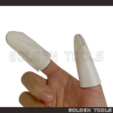 Load image into Gallery viewer, Finger Glove Sheep Skin Finger Cot Sarung Jari for Polishing Works Jewelry Handling

