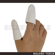 Load image into Gallery viewer, Finger Glove Sheep Skin Finger Cot Sarung Jari for Polishing Works Jewelry Handling

