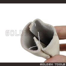 Load image into Gallery viewer, Finger Glove Leather Finger Cot Sarung Jari for Polishing Works DIY Crafting Works Jewelry Handling
