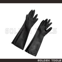 Load image into Gallery viewer, 18" Industrial Pure Natural Rubber Latex Hand Gloves Safety Precaution Laboratory Use

