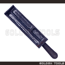 Load image into Gallery viewer, 7" Melting Ingot Iron Trough With Double-sided Acuan Tuang Emas Perak Multiple Grooves Gold Bar Metal Jewellery Casting
