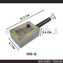 Load image into Gallery viewer, Ingot Mould For 50g 100g Pure Bar Metal Melting Jewellery Casting Tools
