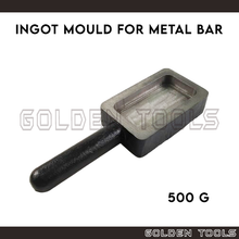 Load image into Gallery viewer, Casting Melting Iron Trough Ingot Mould For 500g Pure Gold Bar Gold Metal Melting Jewellery Casting Tools

