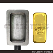 Load image into Gallery viewer, Casting Melting Iron Trough Ingot Mould For 500g Pure Gold Bar Gold Metal Melting Jewellery Casting Tools
