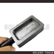 Load image into Gallery viewer, Casting Melting Iron Trough Ingot Mould For 500g Pure Gold Bar Gold Metal Melting Jewellery Casting Tools
