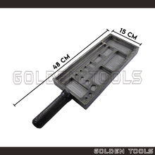 Load image into Gallery viewer, Double Sided Ingot Mould 19 in 1 Pure Bar Metal Melting Jewellery Casting Tools
