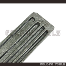 Load image into Gallery viewer, 10.5" Melting Ingot Iron Trough Double-sided Acuan Tuang Emas Perak Multiple Grooves Gold Bar Metal Jewellery Casting
