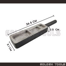 Load image into Gallery viewer, 3 in 1 Ingot Mould Pure Bar Metal Melting Crafting Tools Jewellery Casting Tools
