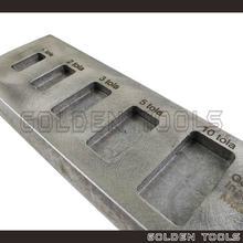 Load image into Gallery viewer, 5 in 1 Ingot Mould Pure Bar Metal Melting Crafting Tools Jewellery Casting Tools
