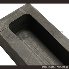Load image into Gallery viewer, 1 Kg / 2 Kg Graphite Ingot Mould Acuan Tuang Emas Perak Crucible Metal Casting for Gold Bar Mould Melting Refining
