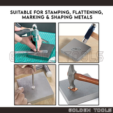 Load image into Gallery viewer, Polished Steel Square Anvil Metal Bench Block Casting Tools Shaping Tools Jewellery Casting
