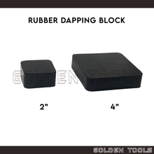 Load image into Gallery viewer, Rubber Dapping Block Square Bench Block Casting DIY Crafting Tools
