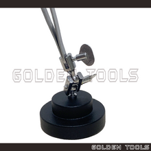 Load image into Gallery viewer, Third Hand For Soldering With Weighted Base Straight Soldering Tweezer Holding Soldering Tools
