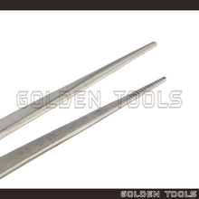 Load image into Gallery viewer, Third Hand For Soldering With Weighted Base Straight Soldering Tweezer Holding Soldering Tools
