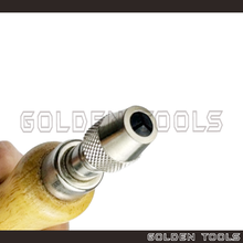 Load image into Gallery viewer, Holder For Universal Wooden Handle With Chucks Jewellery Engraving Polishing Carving Stone Setting Tools
