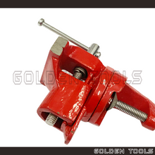 Load image into Gallery viewer, Mini Table Clamp Vice Bench Vice Swivel Base Rotation Table Vice Holding Tools Engineering Hobbyists Goldsmith Jewellery
