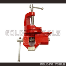 Load image into Gallery viewer, Mini Table Clamp Vice Bench Vice Swivel Base Rotation Table Vice Holding Tools Engineering Hobbyists Goldsmith Jewellery
