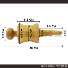 Load image into Gallery viewer, Polishing Gizmo Wood Mandrel Bracelet Making Ring Tool Polishing Tool
